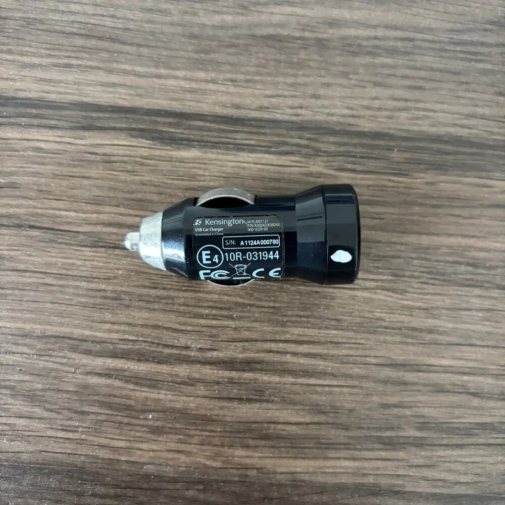 Kensington USB Car Charger Adapter - USBA - Black